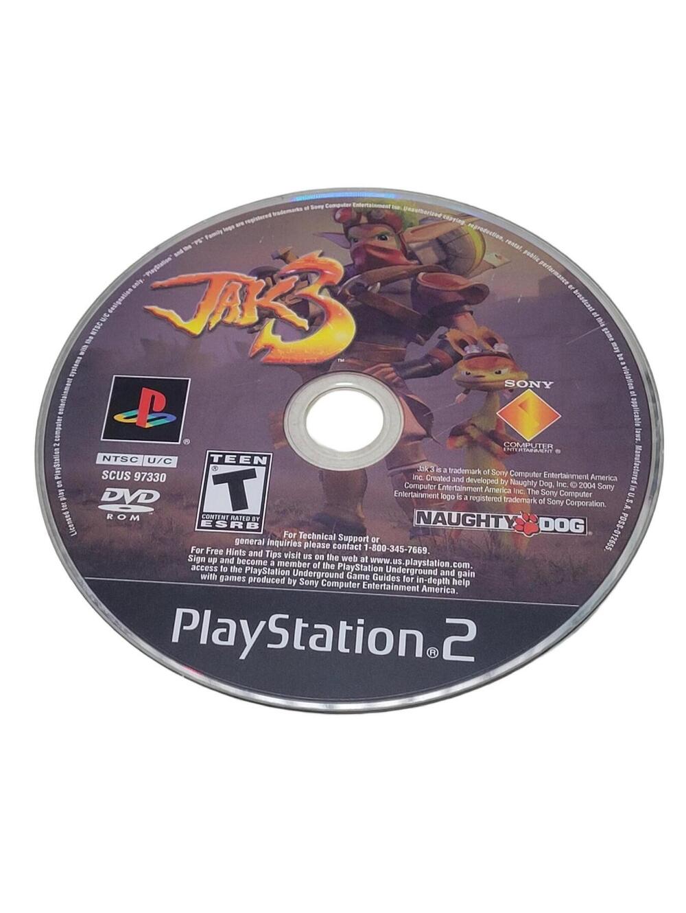 Jak 3 (Sony PlayStation 2, 2004) PS2 Disc Only
